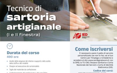 Corso di Tecnico di Sartoria Artigianale